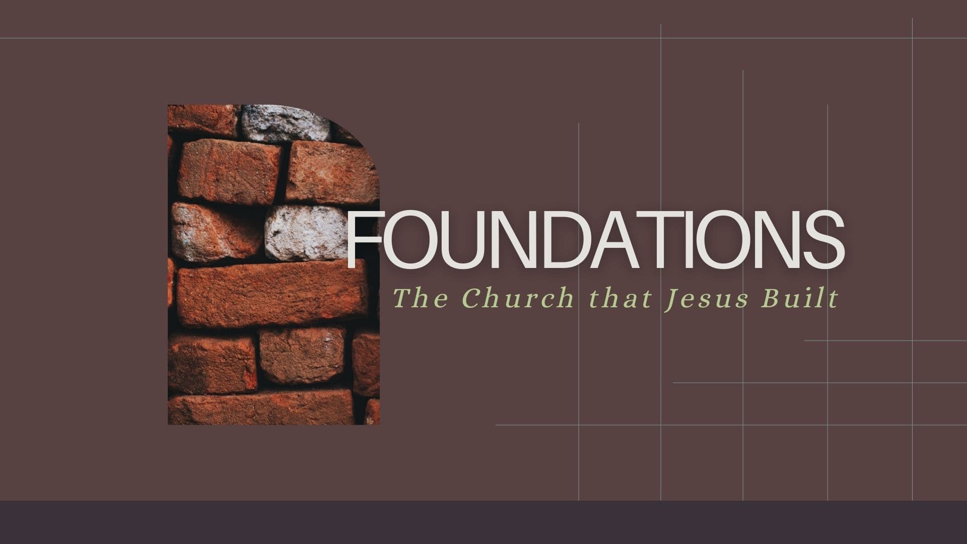 VHG – The Church That Jesus Built